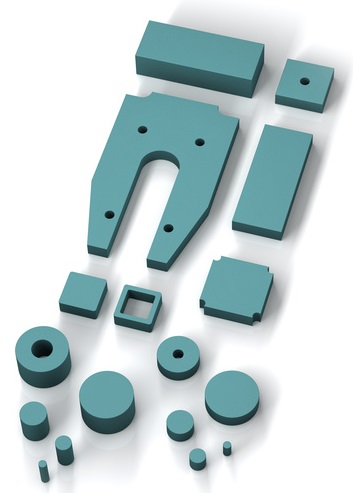 Damping pads Slab