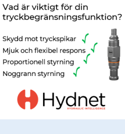 Välj rätt tryckbegränsare för ditt hydralsystem och för din applikation
