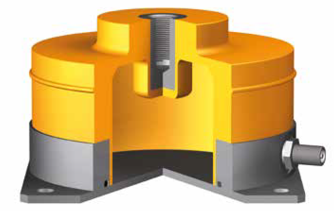 Pneumatic levelling mounts